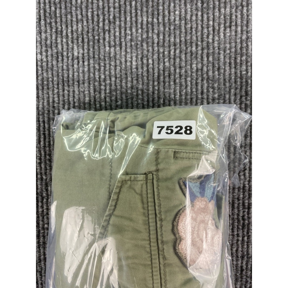 Abercrombie & Fitch Jacket Womens Extra Small Green Canvas Army Flowers Utility - Picture 12 of 12